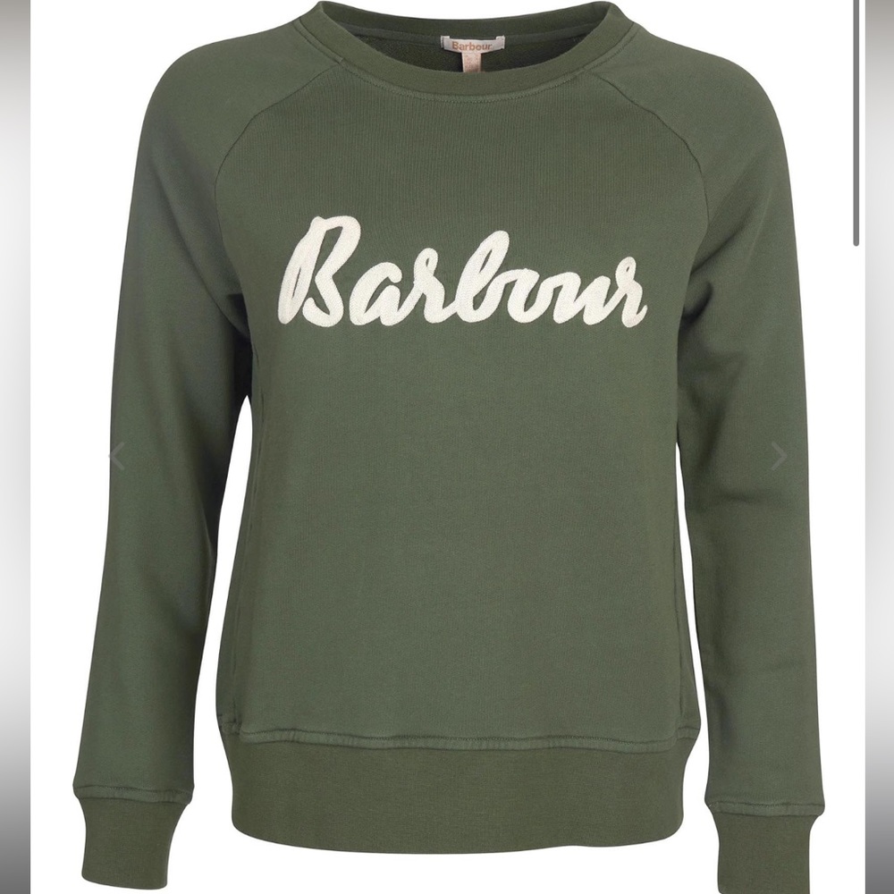 NWT Barbour Sweatshirt Otterburn – Olive, size 10